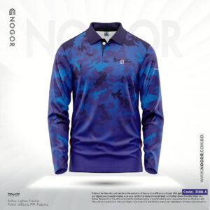 NOGOR Performance Full Sleeve Jersey – Aqua Camo – NFJ180G3188A